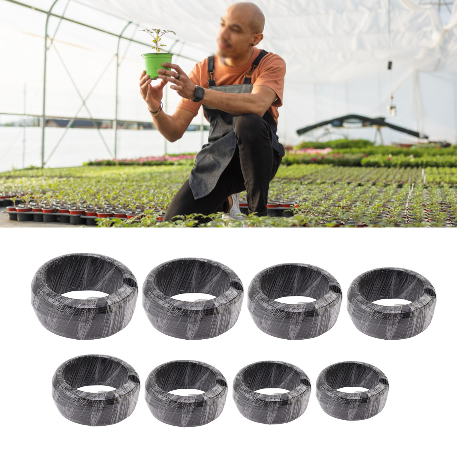 Bonsai Wire Aluminum - Aluminum Bonsai Training Wire 500g Black