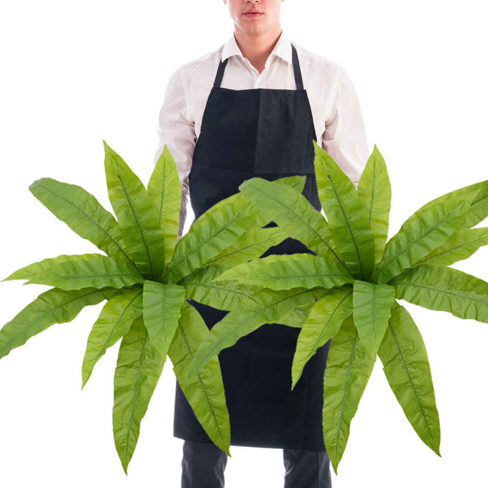 Bonsai Garden Entrance - Large Artificial Ferns with 15 Leaves