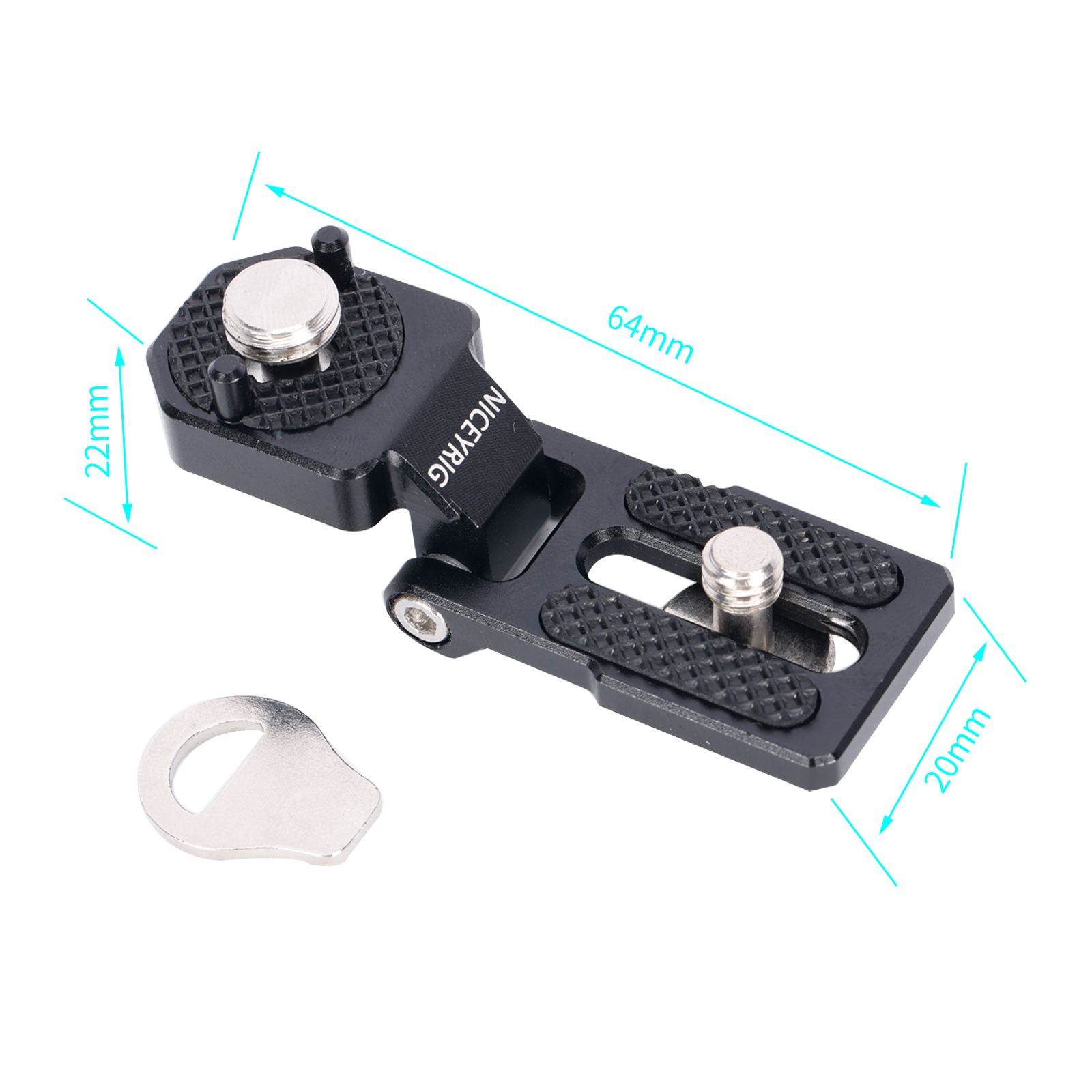 NICEYRIG Right-Angle Bracket M - đánh giá và giá Bonsai Wire Aluminum