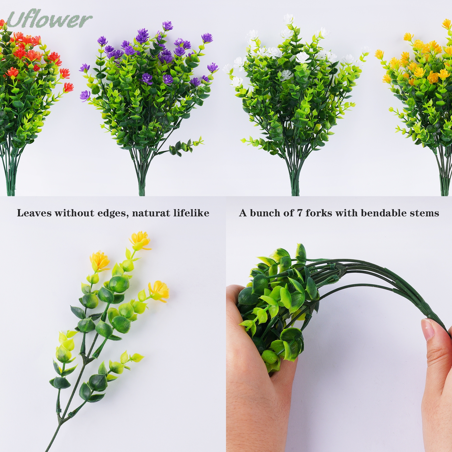 Lotus Plastic Flower Bouquet w - đánh giá và giá Bonsai Garden Wall