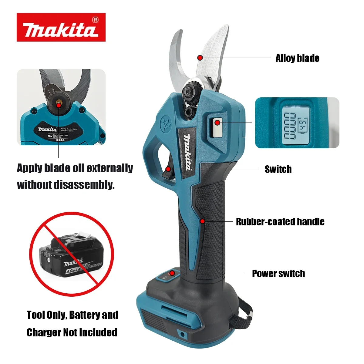 Makita Brushless Electric Prun - đánh giá và giá Bonsai Garden Tree