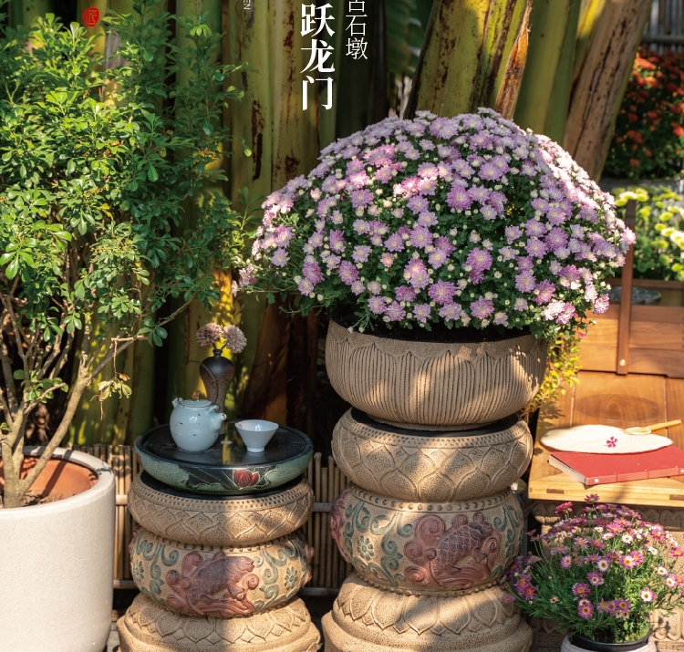 Garden Stone Pier Outdoor Cour - đánh giá và giá Bonsai Garden Entrance