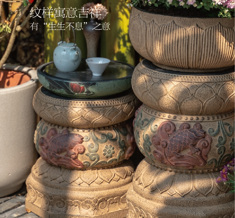 Garden Stone Pier Outdoor Cour - đánh giá và giá Bonsai Garden Entrance