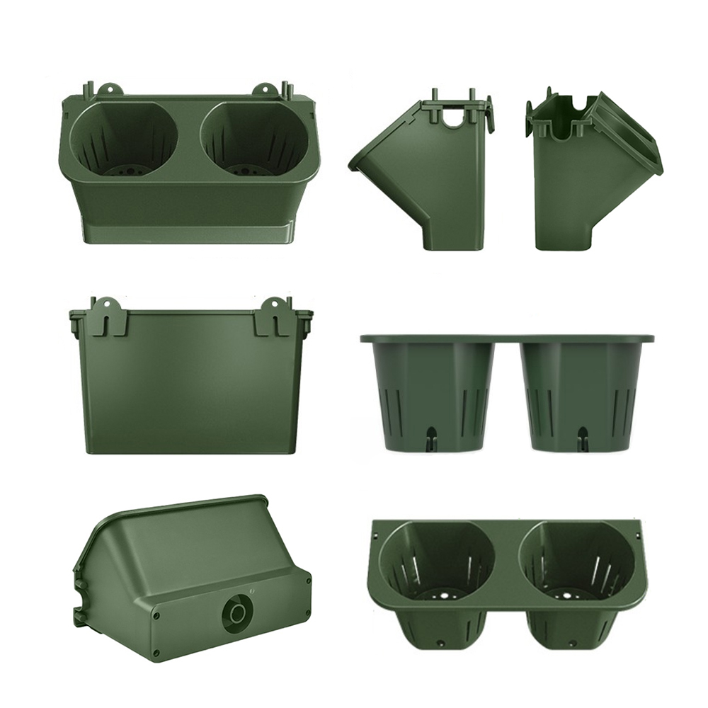 4 pcs Self Watering Flower Pot - đánh giá và giá Bonsai Garden Wall