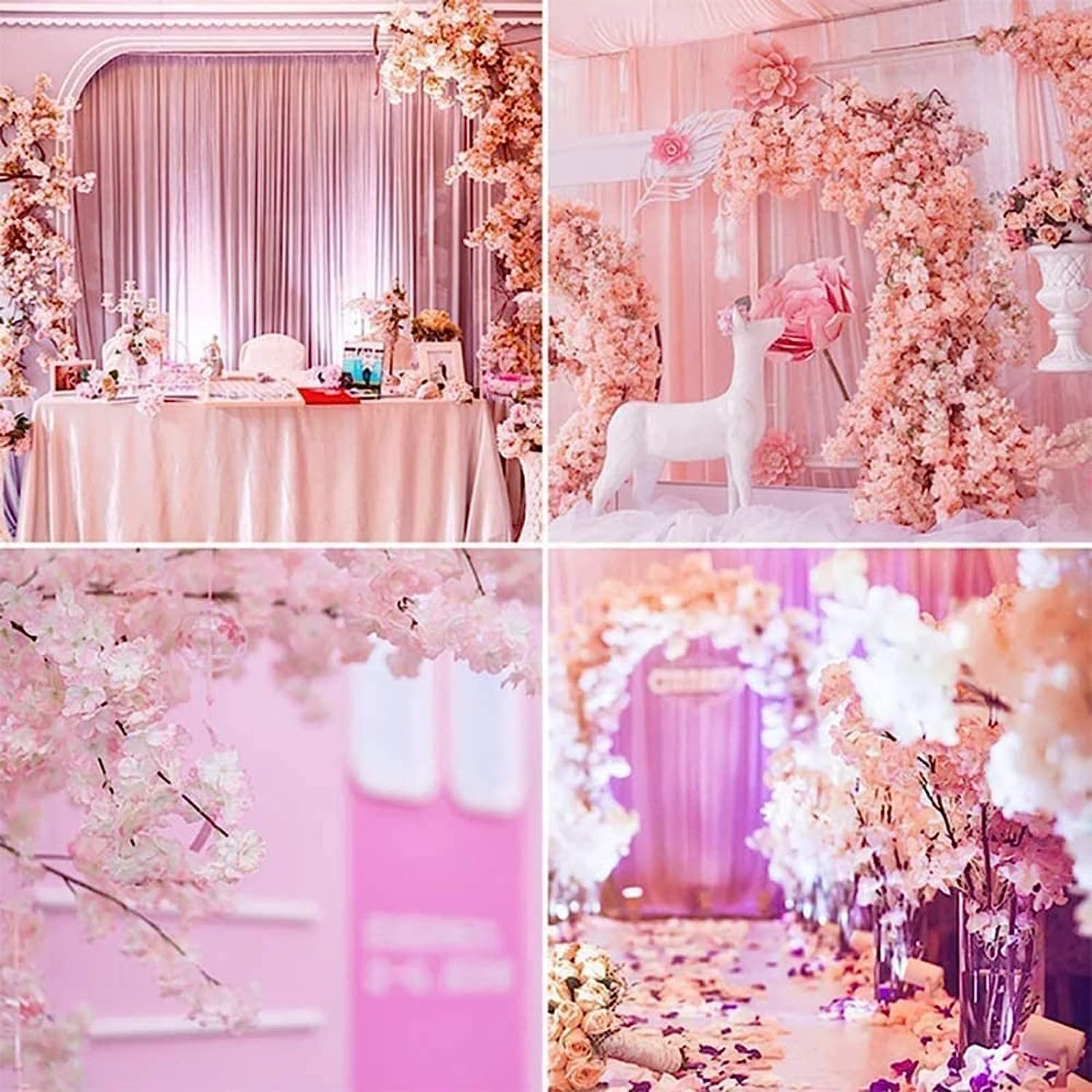 Artificial Cherry Tree Wedding - đánh giá và giá Bonsai Garden Wall