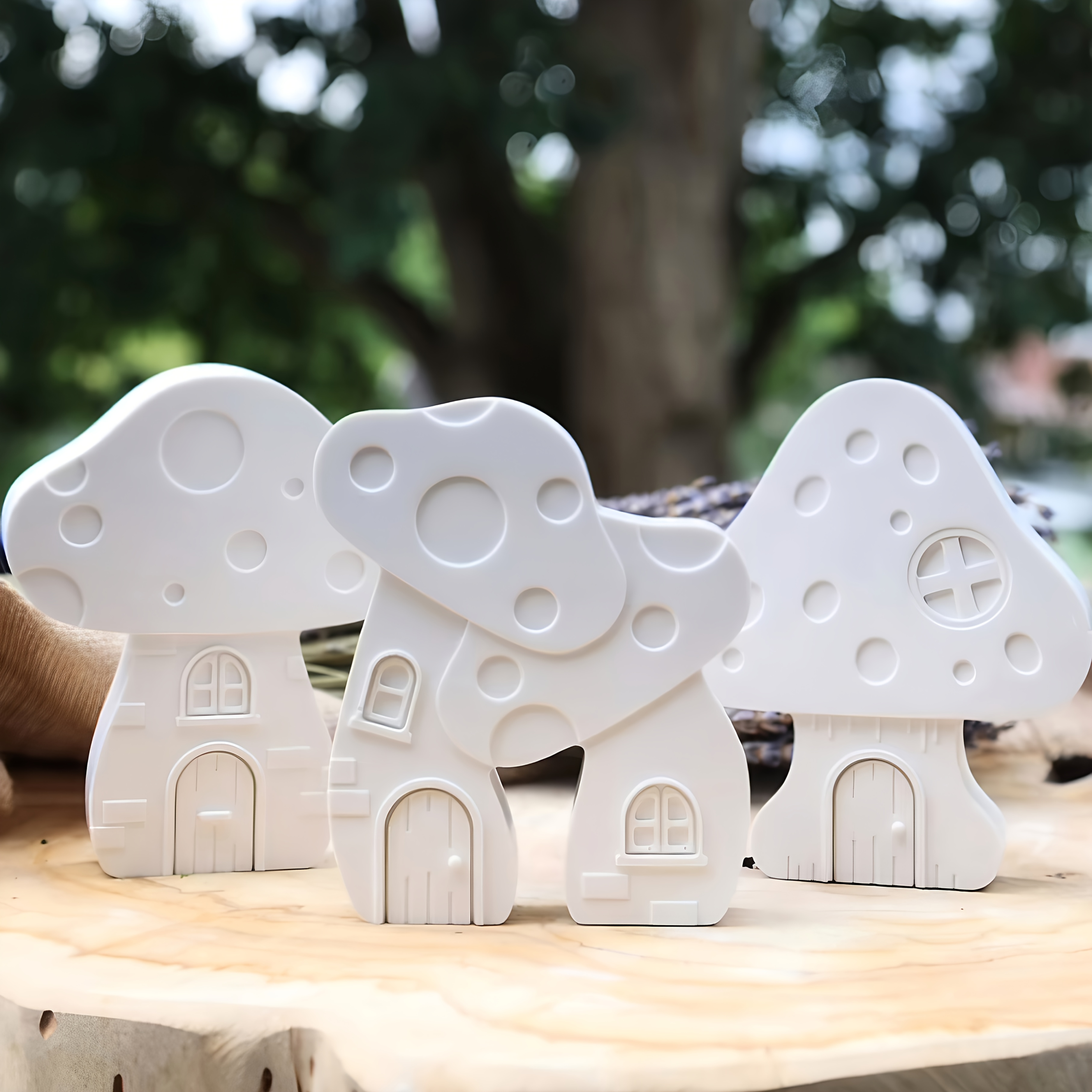Mushroom House Mold - Cute Mus - đánh giá và giá Bonsai Garden Tree