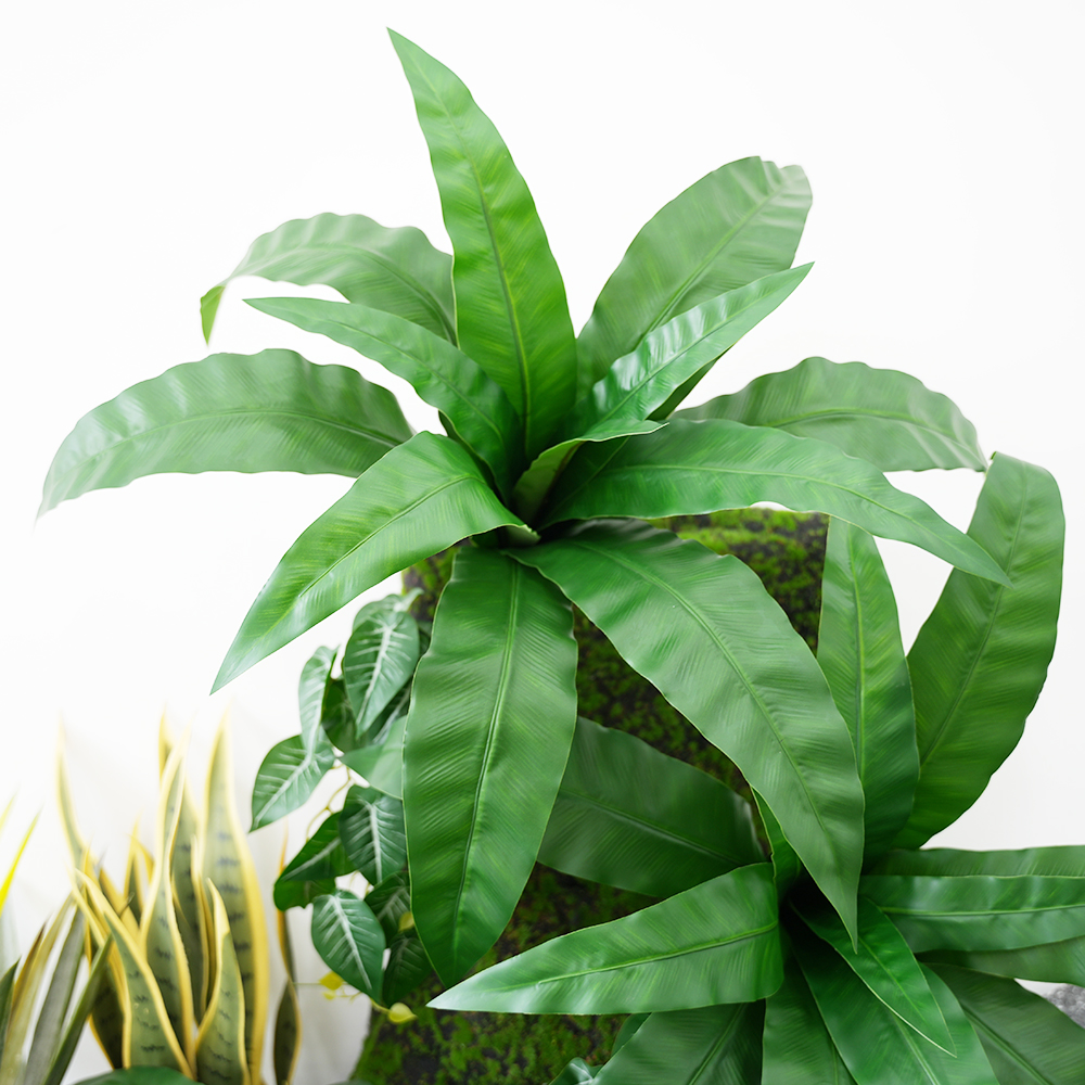 Large Artificial Fern with 12  - đánh giá và giá Bonsai Garden Entrance