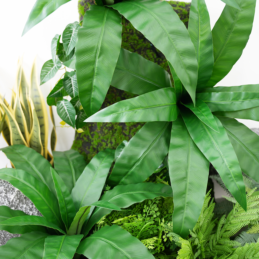 Large Artificial Fern with 12  - đánh giá và giá Bonsai Garden Entrance
