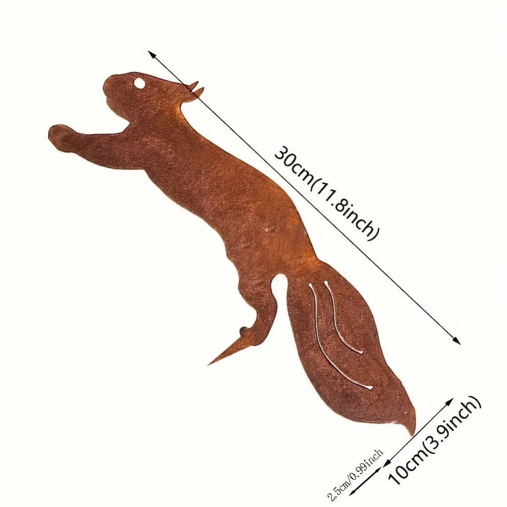 1pc Rustic Squirrel Metal Tree - đánh giá và giá Bonsai Garden Tree