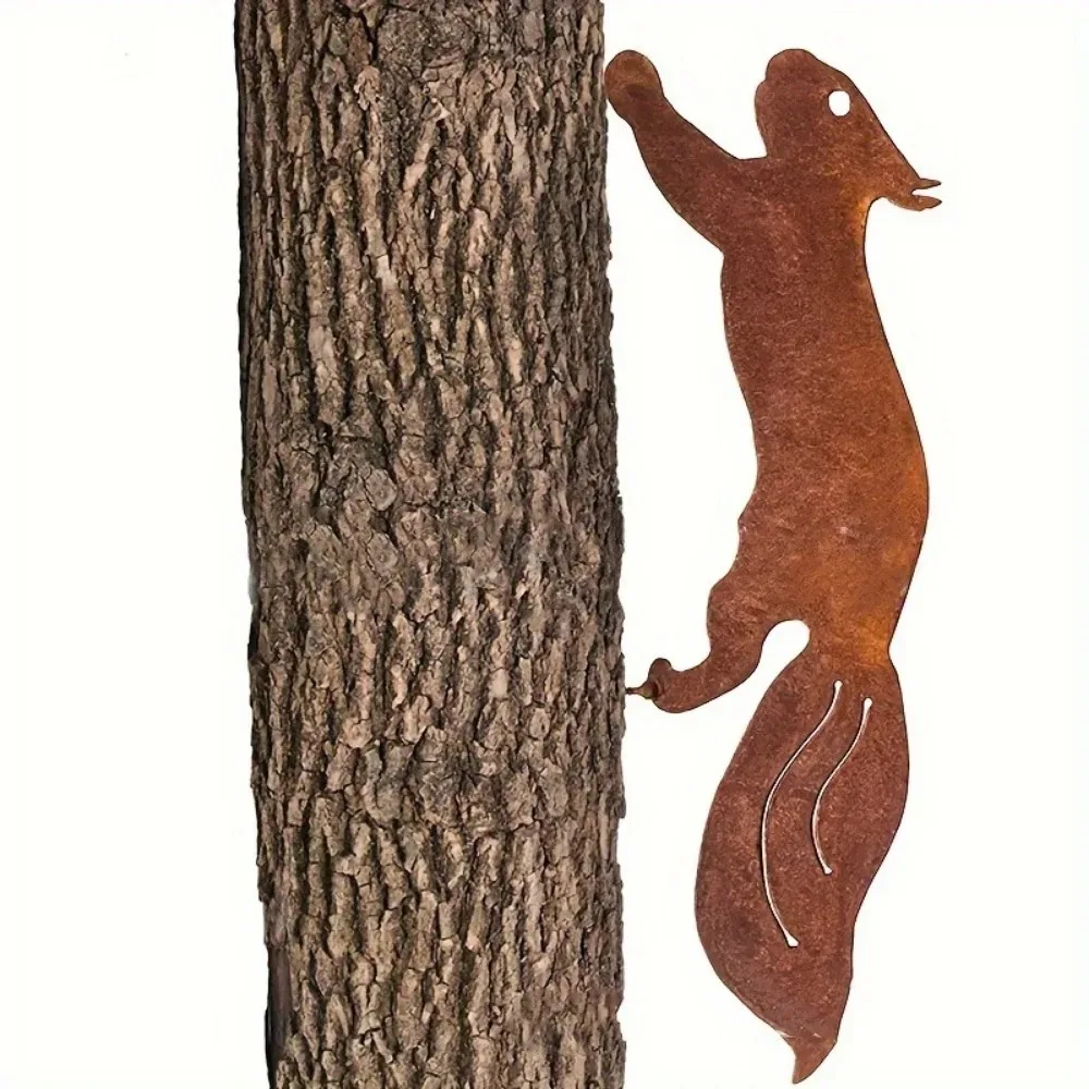 1pc Rustic Squirrel Metal Tree - đánh giá và giá Bonsai Garden Tree